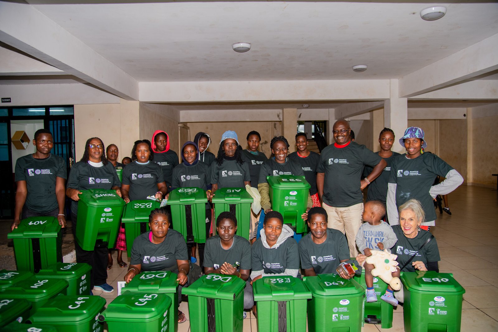 Waste segregation bins to NHC Langata residents